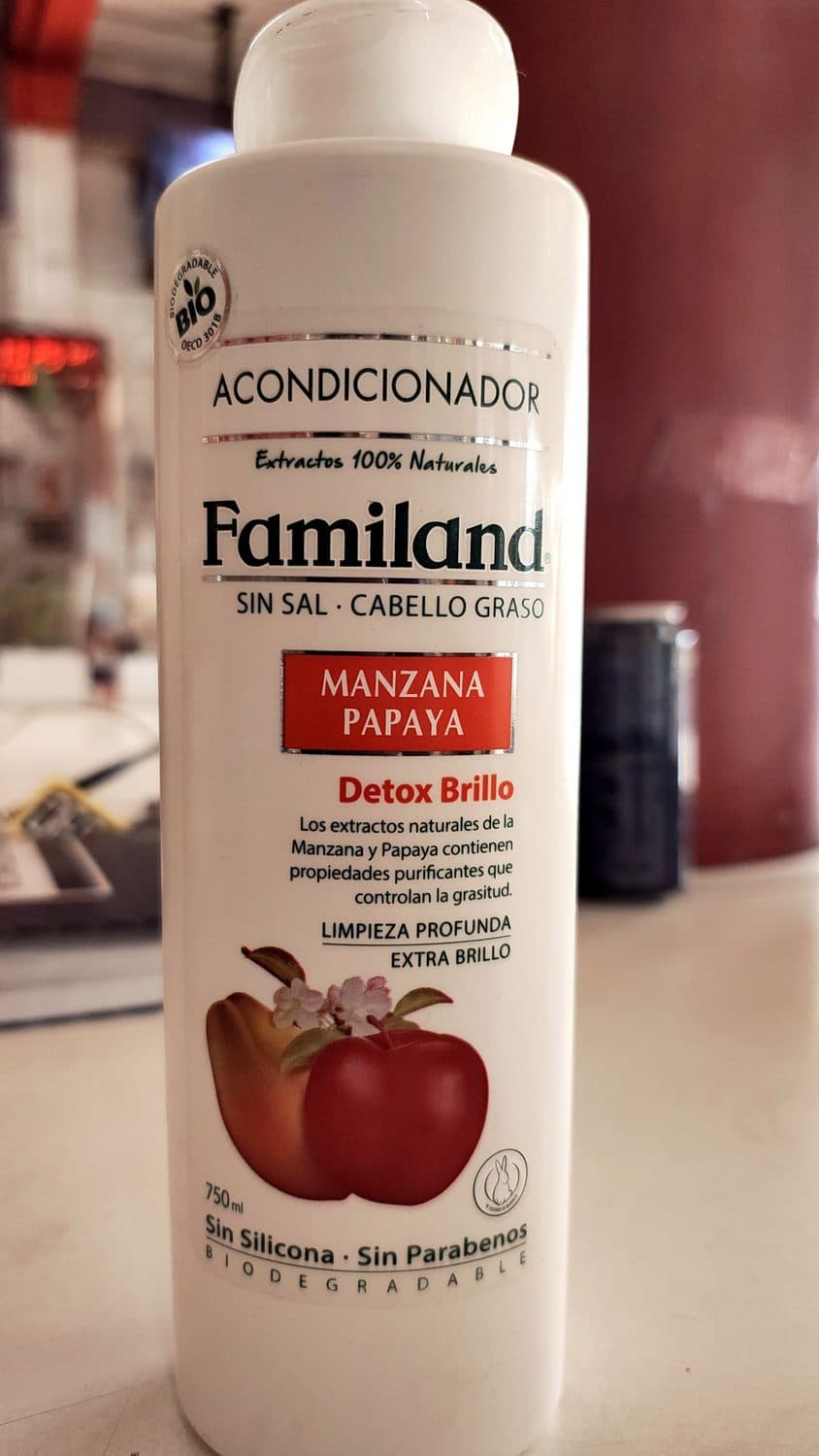 ACONDICIONADOR MANZANA PAPAYA FAMILAND 750ML