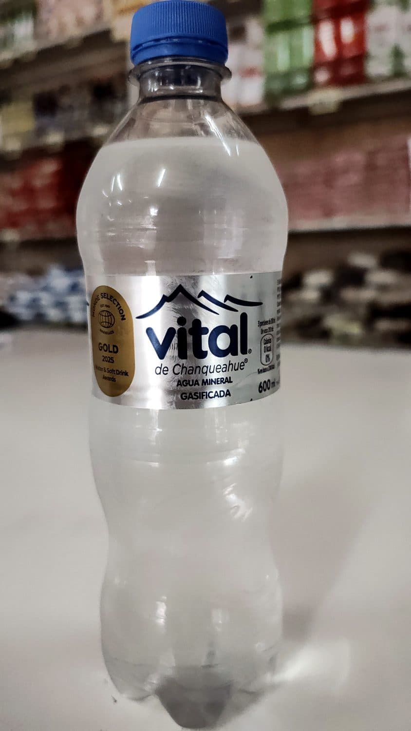 AGUA MINERAL VITAL CON GAS 600ML