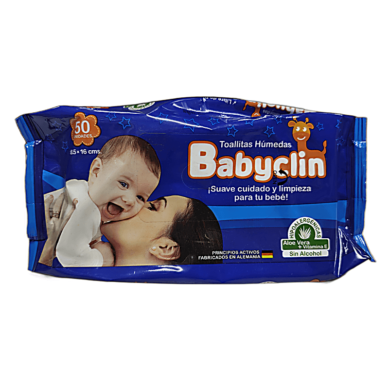 TOALLA HUMEDA BABYCLIN 50UNI