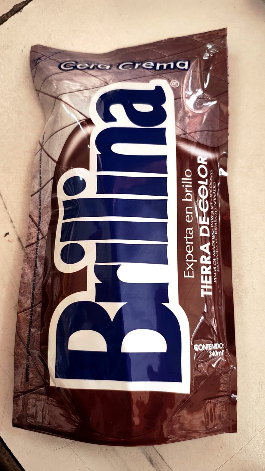 CERA CREMA BRILLINA TIERRA COLOR DOYPACK 340ML