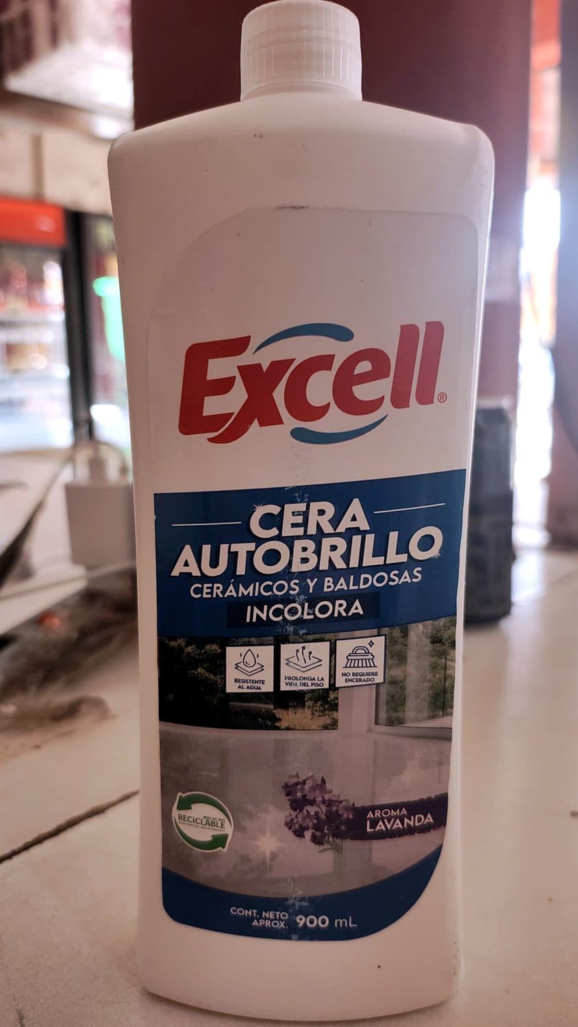 CERA EXCELL AUTOBRILLO INCOLORA 900ML