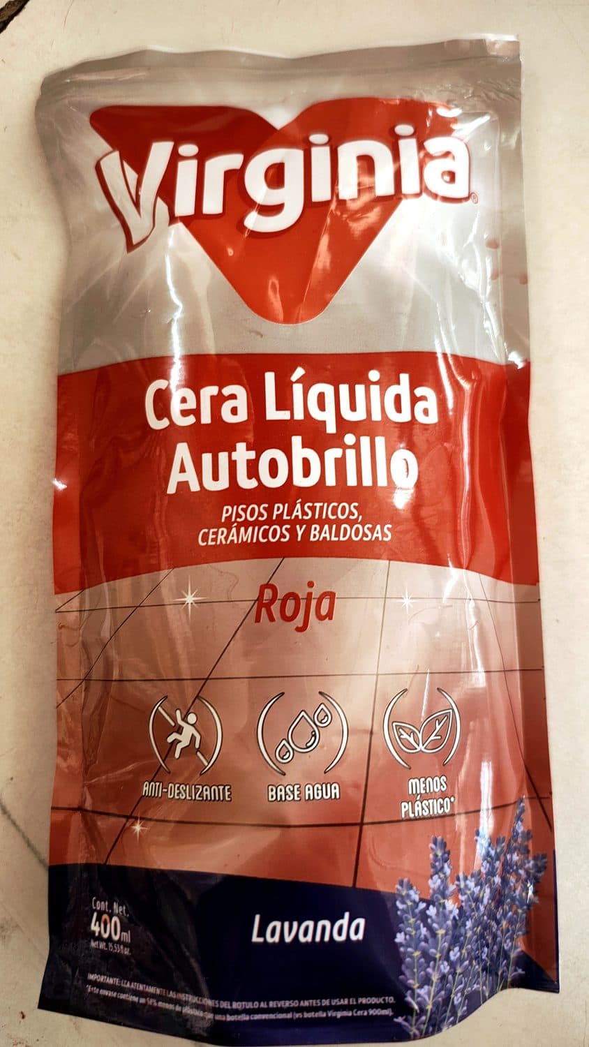 CERA LIQUIDA ROJA VIRGINIA DOYPACK 400ML