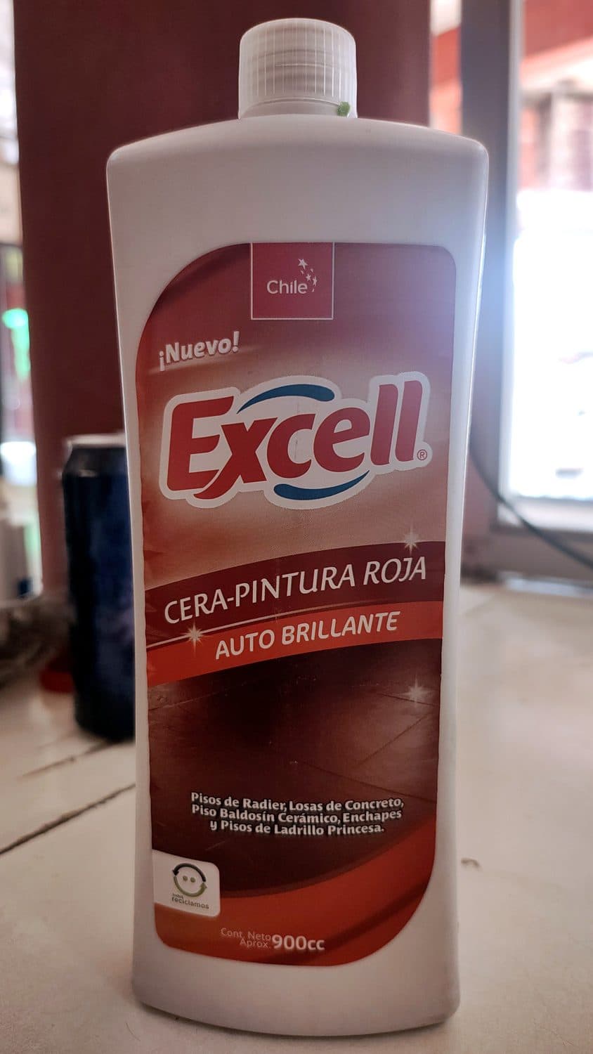 CERA PINTURA EXCELL ROJA 900ML