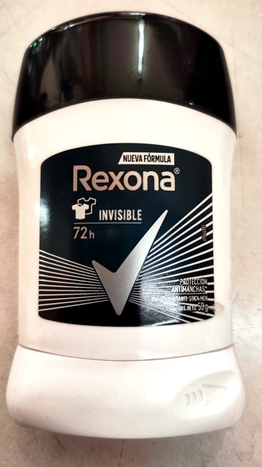 DESODORANTE REXONA INVISIBLE HOMBRE BARRA