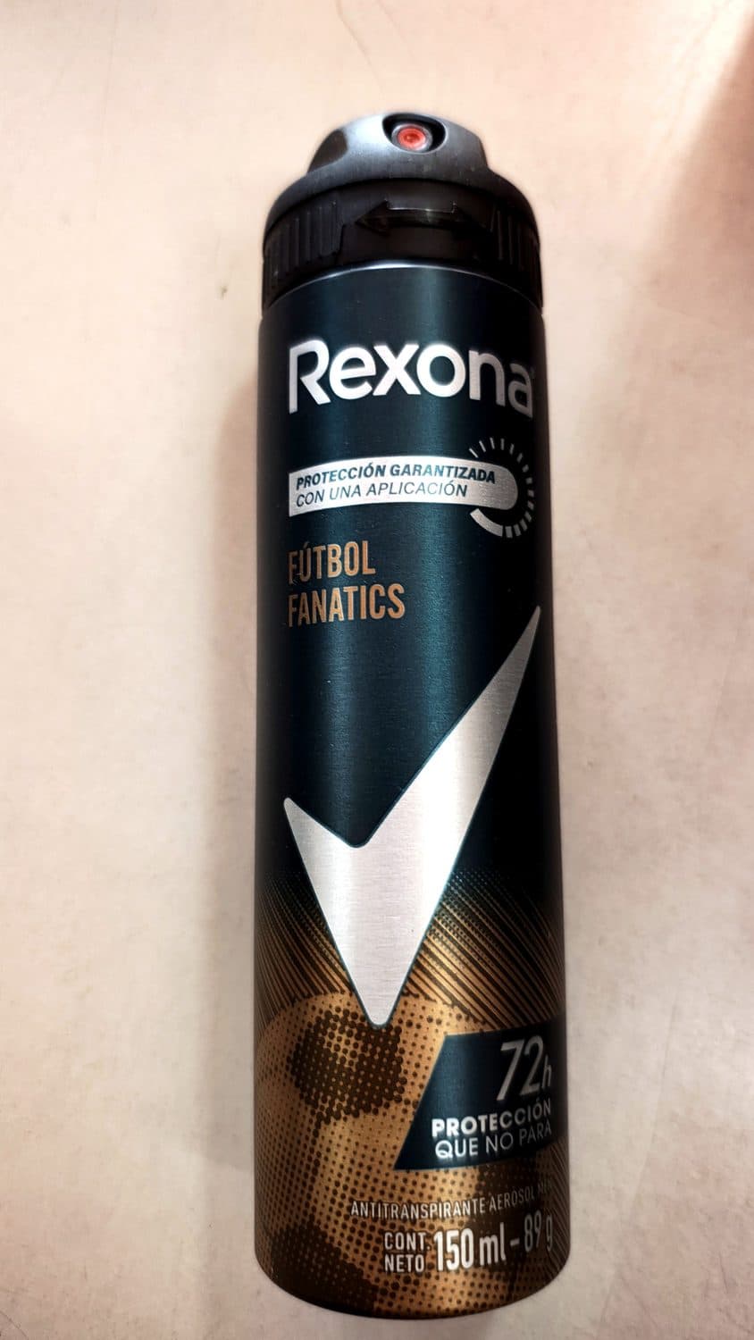 DESODORANTE REXONA MEN FUTBOL FANATICS 150ML