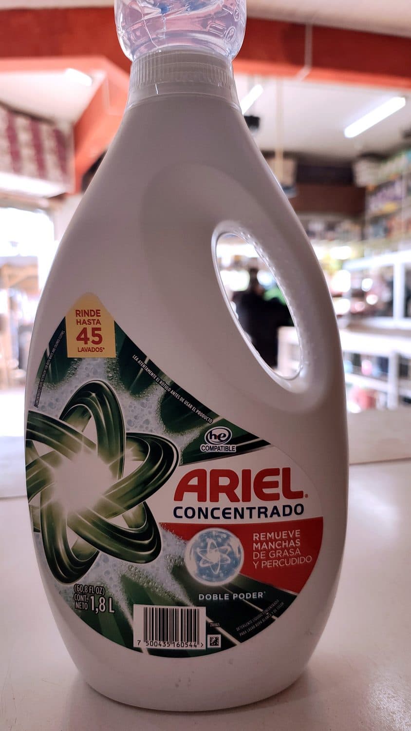 DETERGENTE ARIEL LIQ. DOBLE PODER 1.8LT