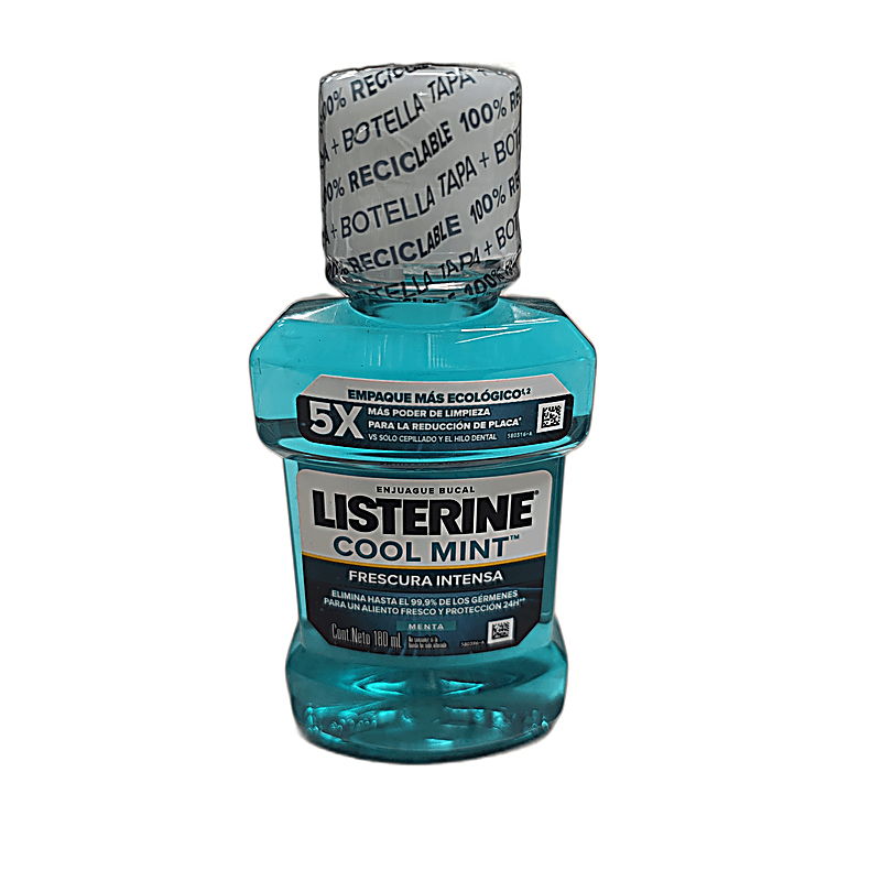 ENJUAGUE BUCAL LISTERINE ZERO ALCOHOL 180ML