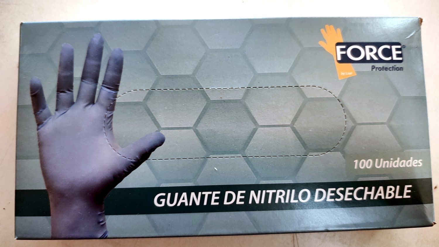 GUANTE NITRILO FORCE 100UN M