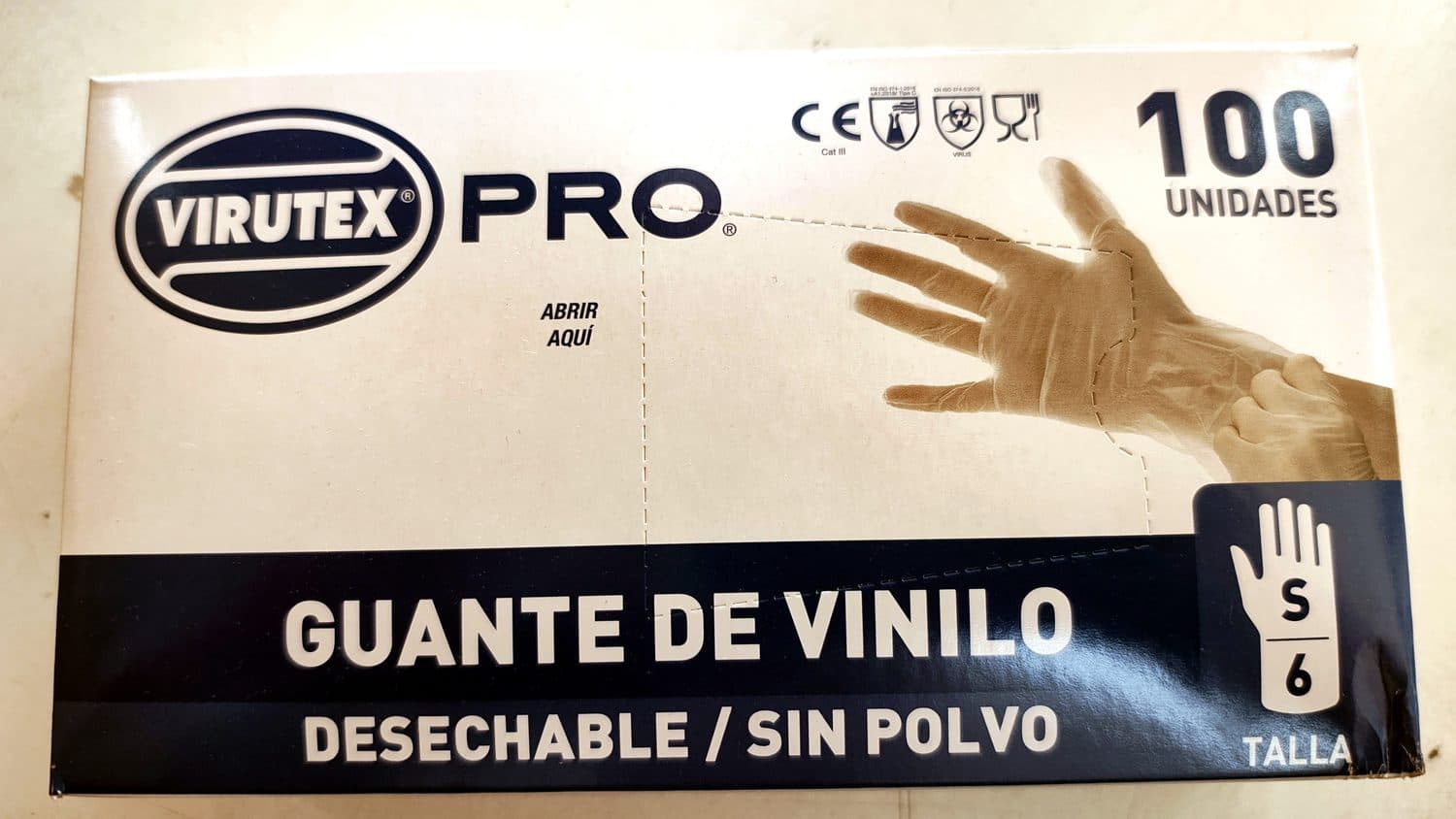 GUANTES VINILO VIRUTEX S