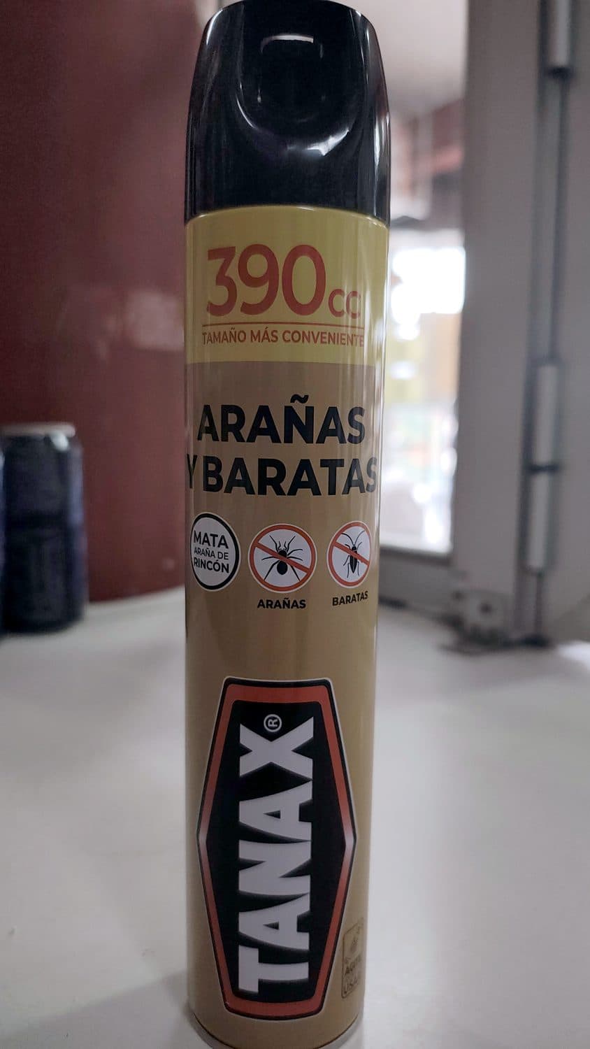 INSECTICIDA TANAX ARAÑAS Y CUCARACHAS 390ML