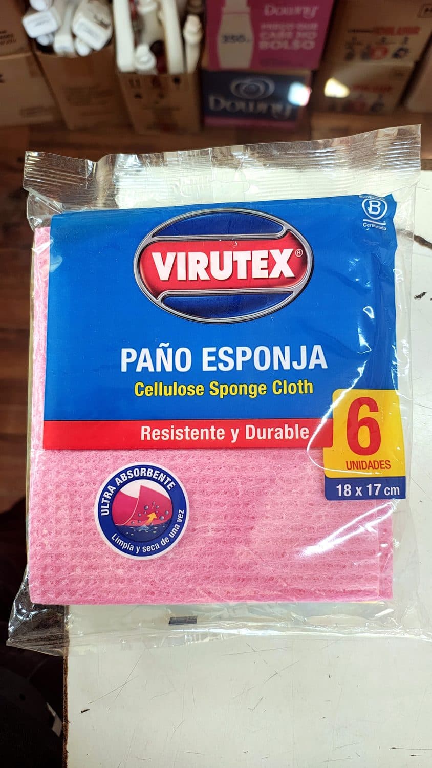 PAÑO ESPONJA VIRUTEX X6