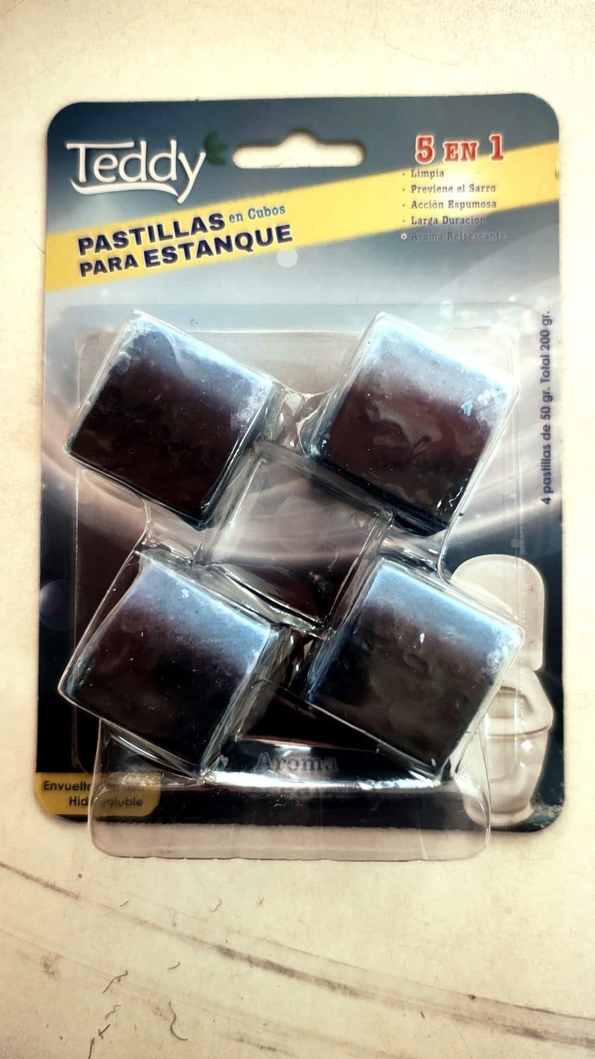 PASTILLA PARA ESTANQUE TEDDY X4