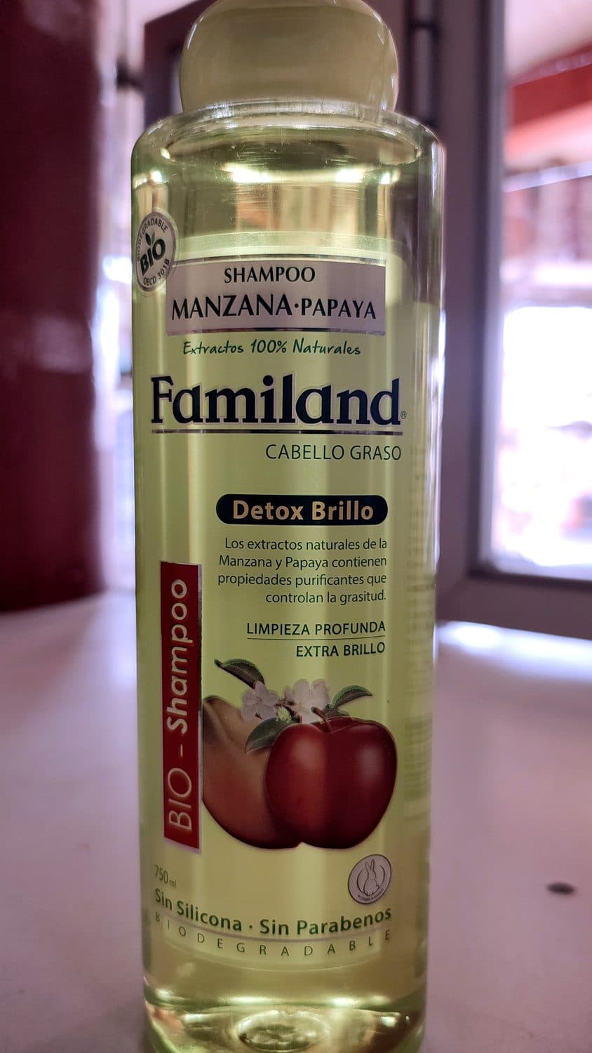 SHAMPOO MANZANA PAPAYA FAMILAND 750ML