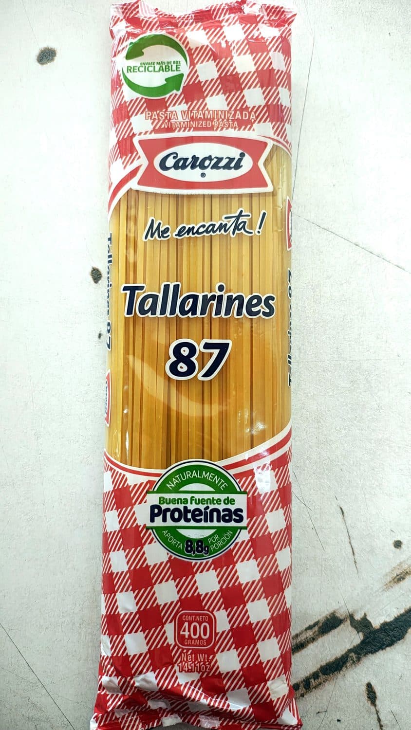 TALLARINES 87 CAROZZI 400G