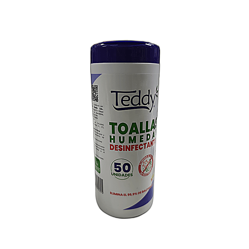 TOALLAS DESINFECTANTE X80UN TEDDY