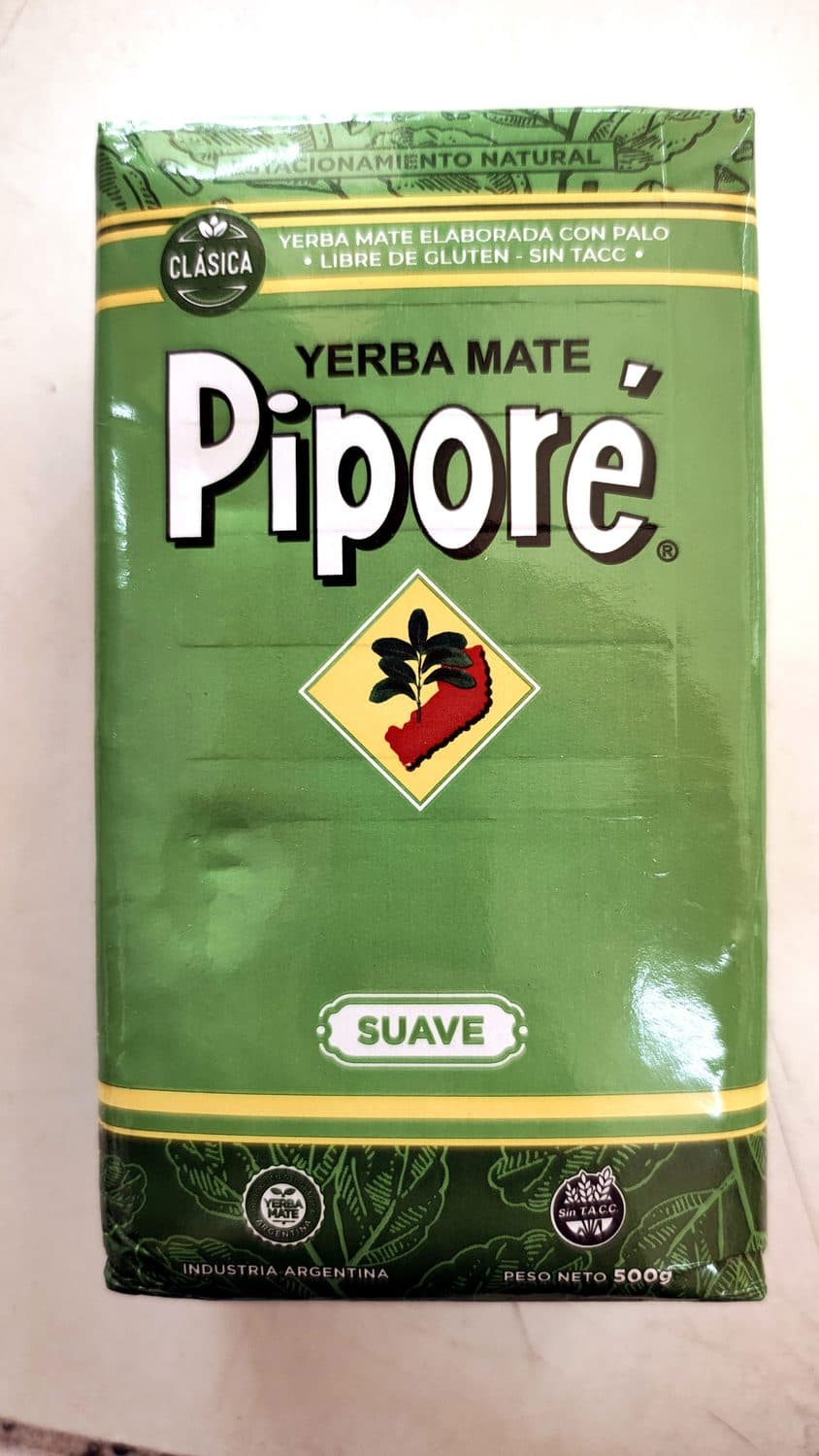 YERBA MATE PIPORE VERDE SUAVE 500G