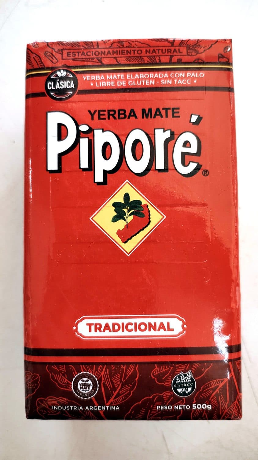 YERBA MATTE PIPORE ROJA TRADICIONAL 500G